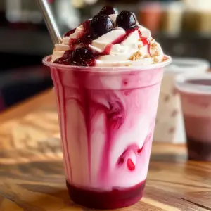 Cherry Vanilla Iced Latte