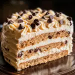 Chocolate Chip Cookie Cake Recipe with Buttercream Frosting