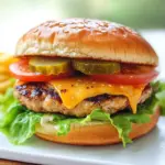 Classic chicken hamburgers