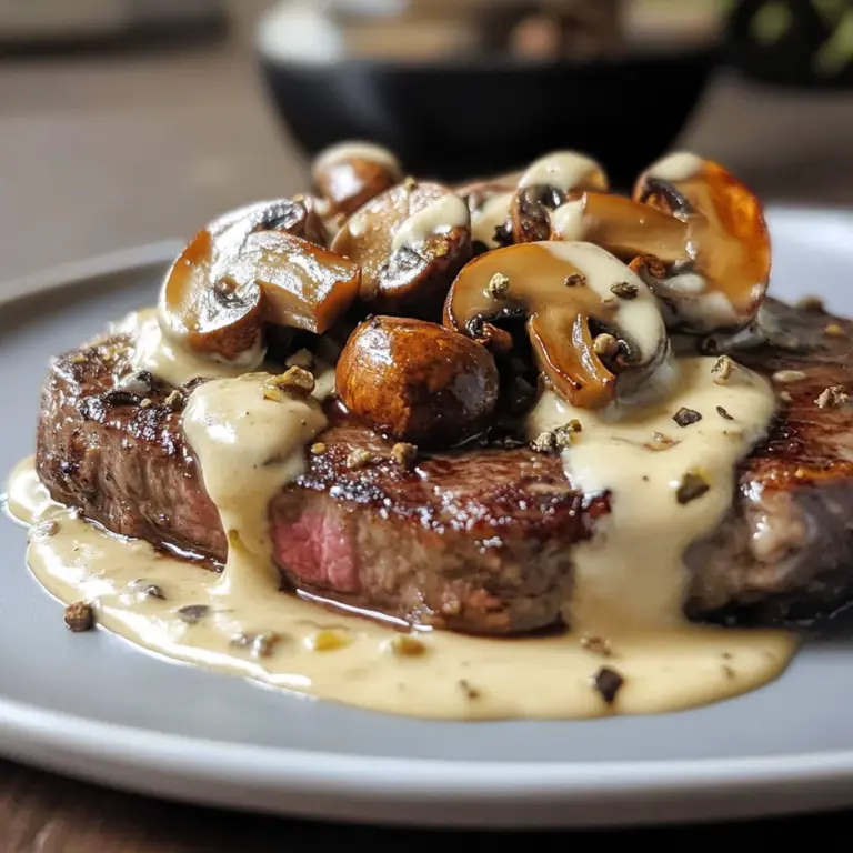 Cognac Creamed Mushrooms