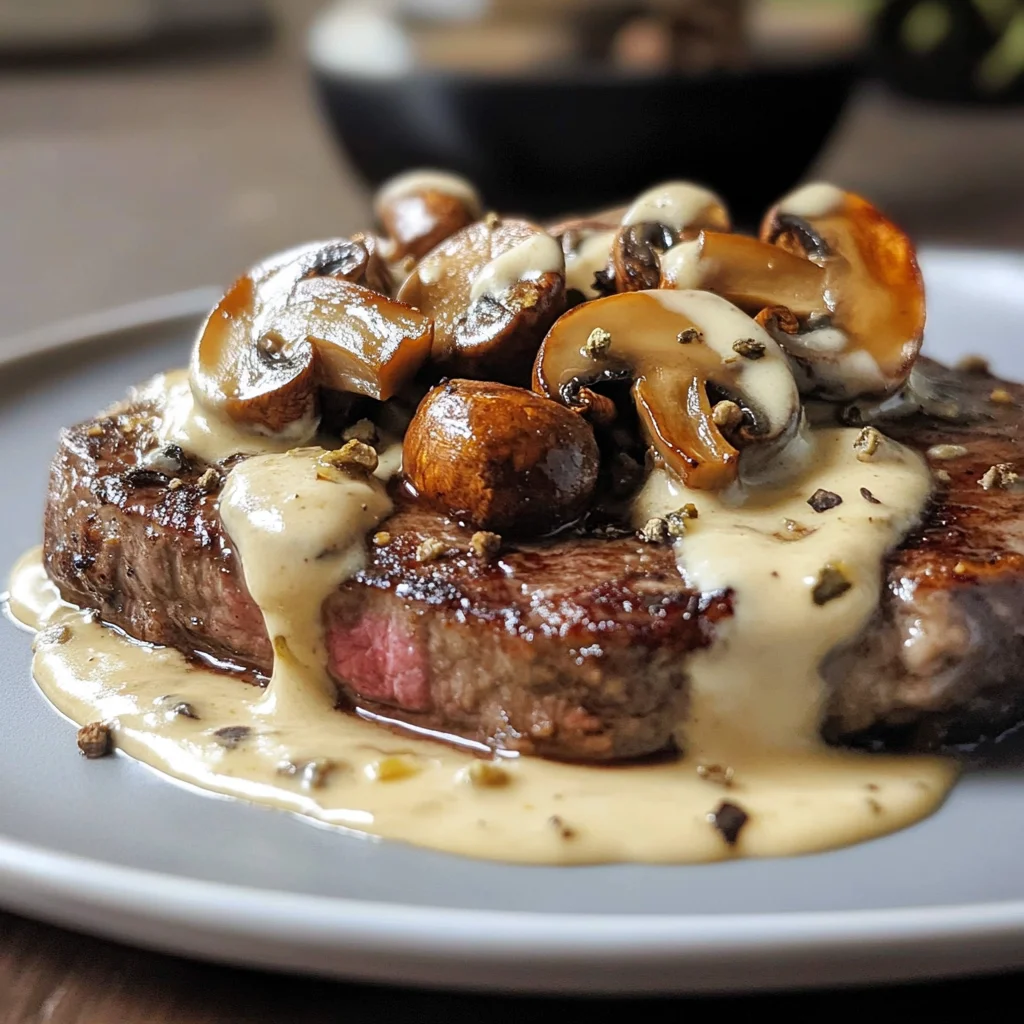 Cognac Creamed Mushrooms