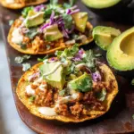 Cool Ranch Chicken Tostadadillas with Honey Lime Crema