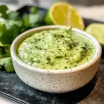 Creamy Garlic Lime Cilantro Sauce
