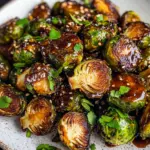 Crispy Asian BBQ Brussels Sprouts