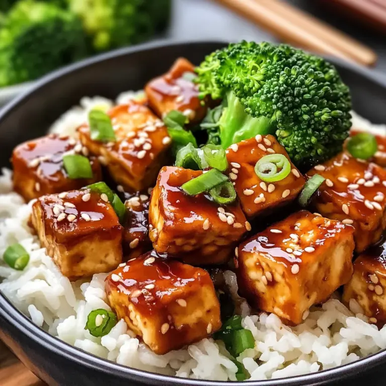 Crockpot Vegan Teriyaki Tofu with Broccoli