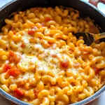 Easy Stovetop Mexican Macaroni and Cheese with Tomato Sauce
