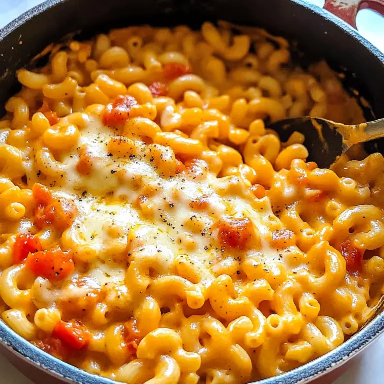 Easy Stovetop Mexican Macaroni and Cheese with Tomato Sauce