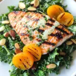 Grilled Salmon Salad with Apricot Dressing