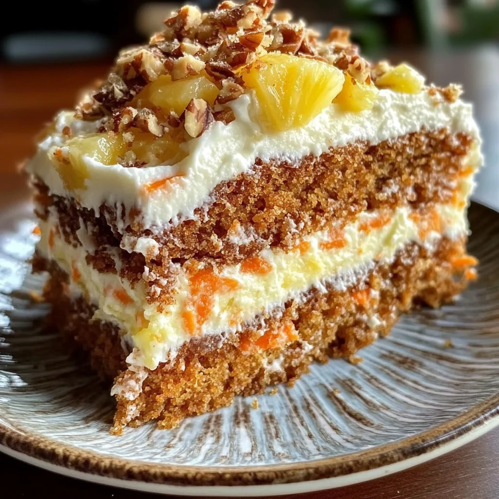 Hawaiian Carrot Pineapple Cake