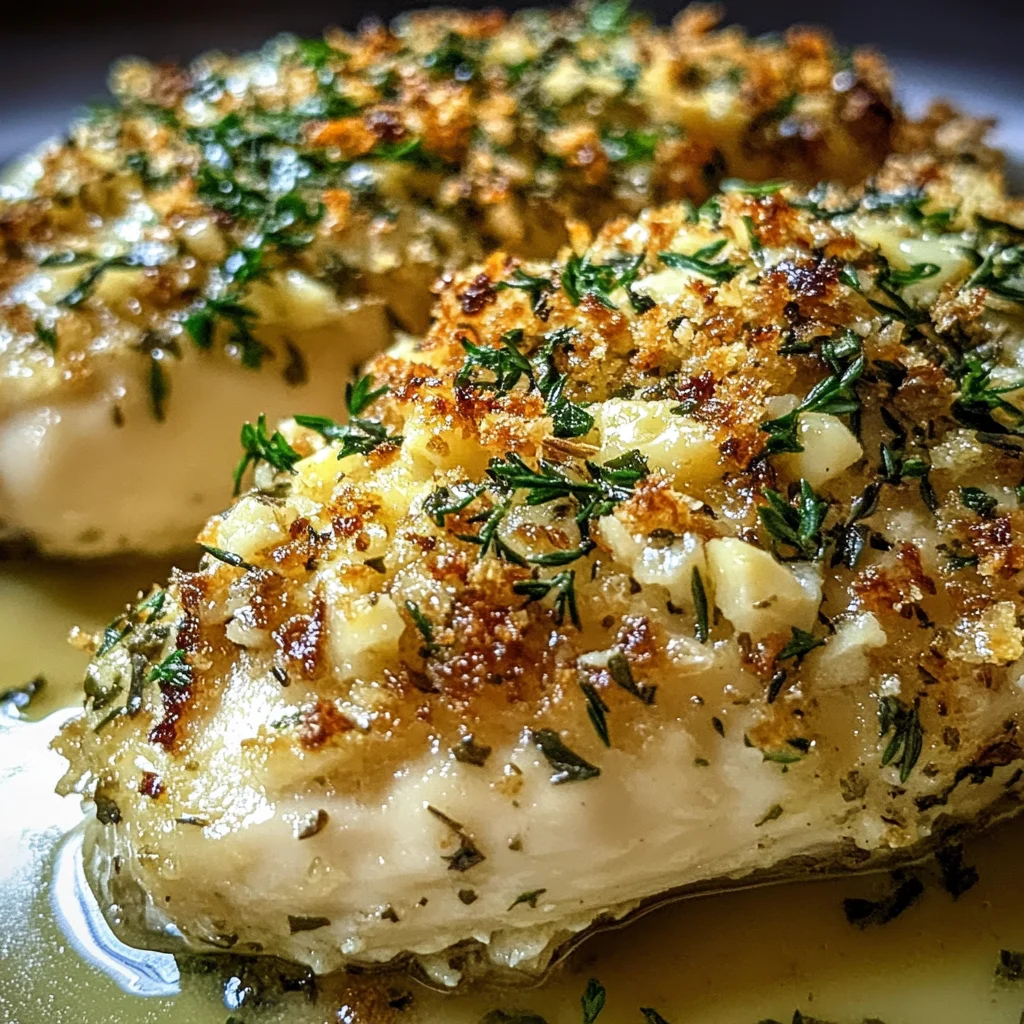 Herb-Crusted Baked Boursin Chicken