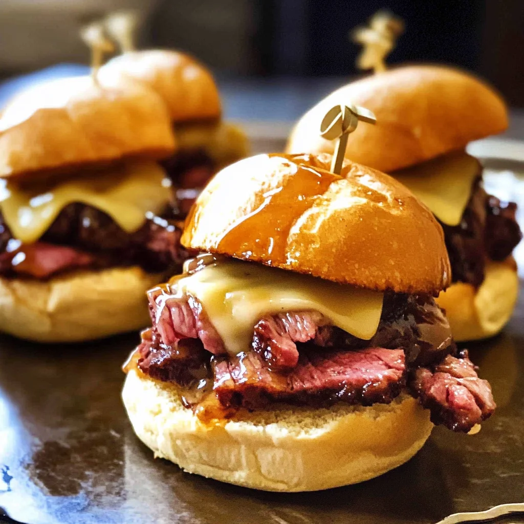 Instant Pot Glazed Corned Beef Sliders