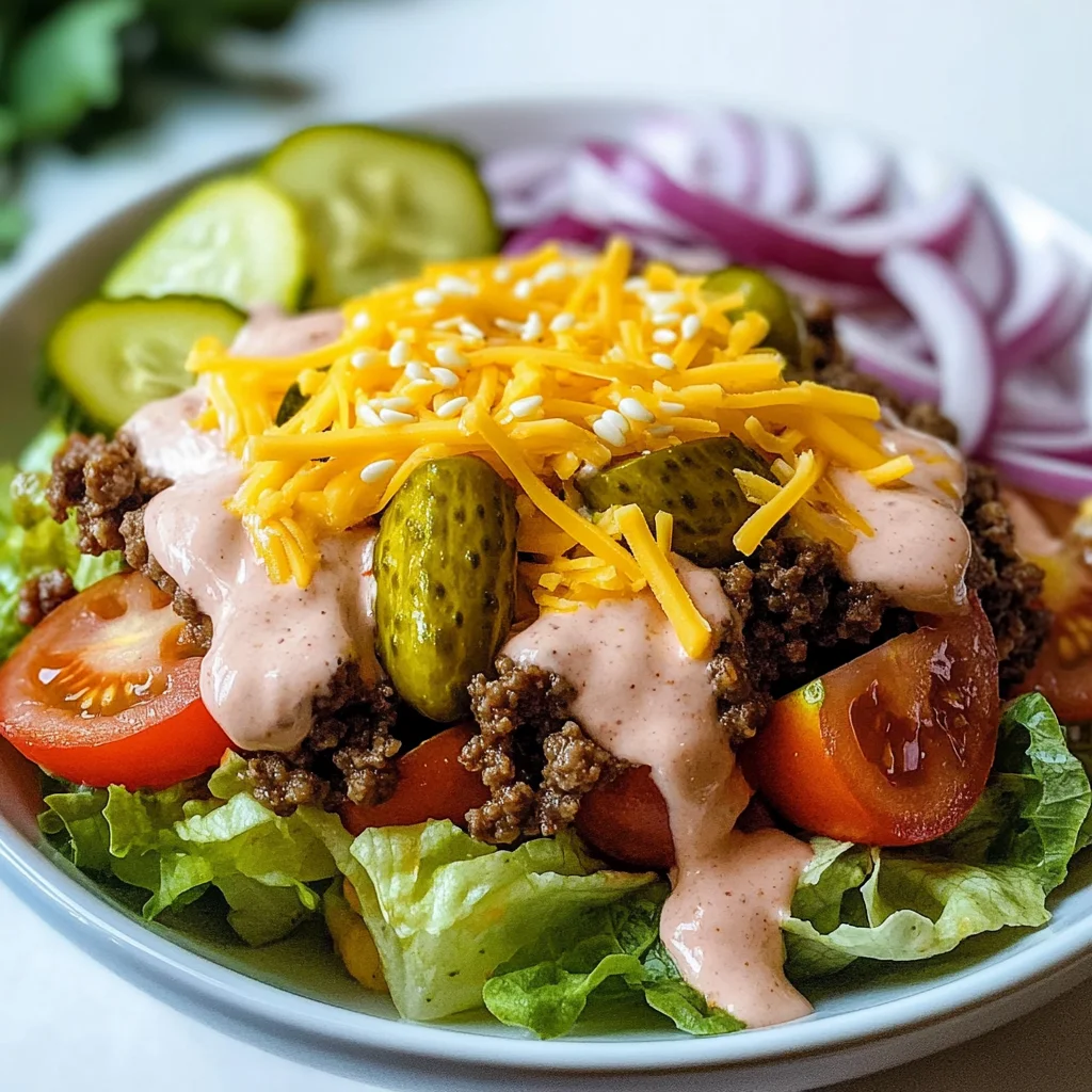 Keto Big Mac Salad
