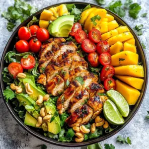 Mango Salad with Chili Lime Chicken
