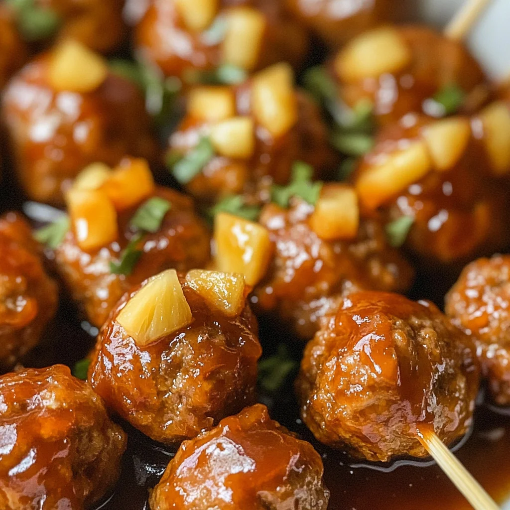 Pineapple Meatballs Recipe