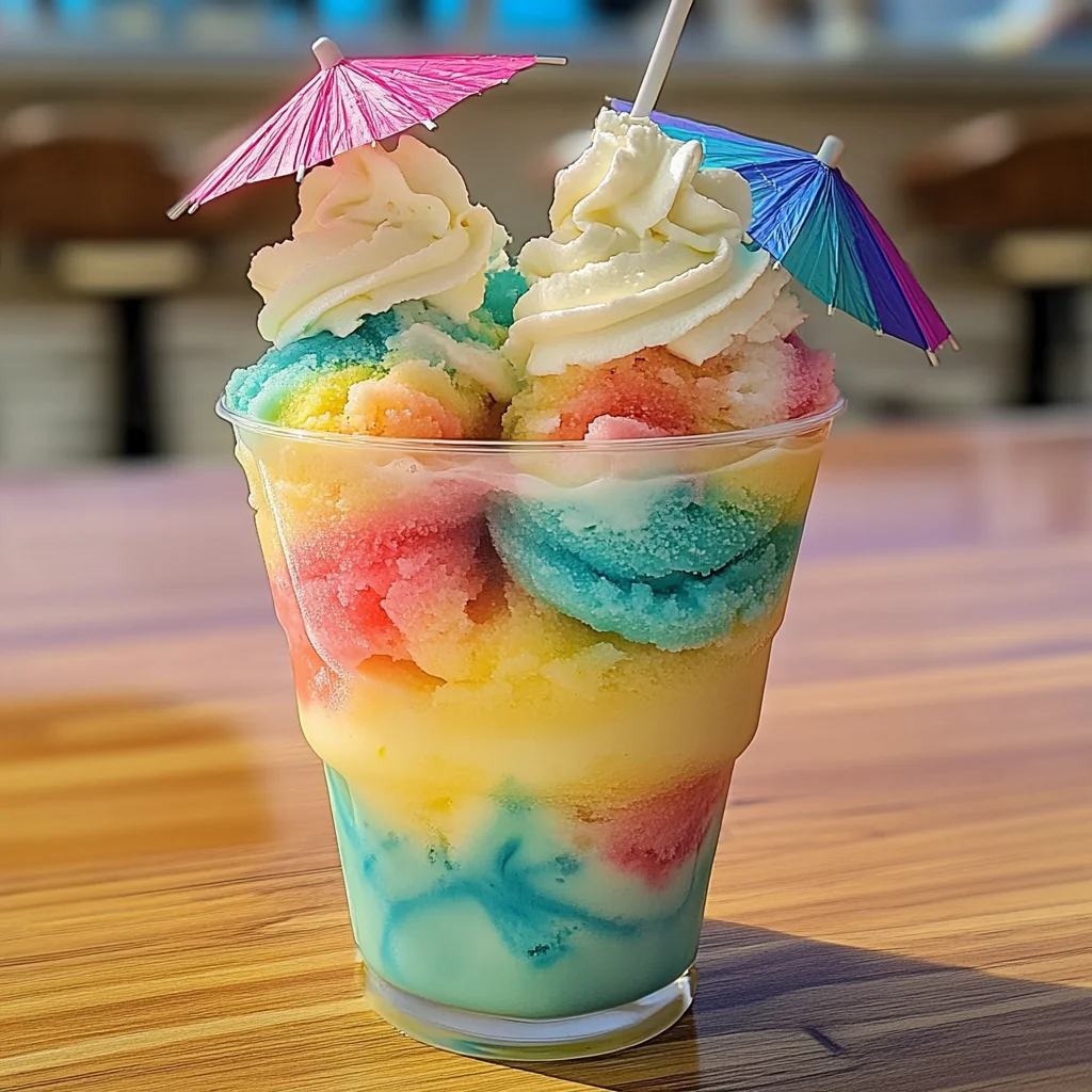 Rainbow Island Float