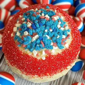Red White & Blue Golden Oreo Cheese Ball