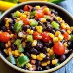 Smoky Black Bean Corn Salsa Dip