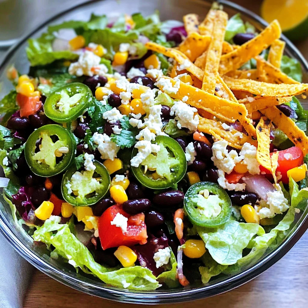 Southwestern Salad with Southwestern Vinaigrette Dressing