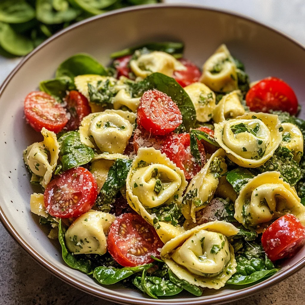 Spinach Tortellini Salad