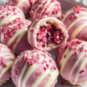 Strawberry Shortcake Truffles