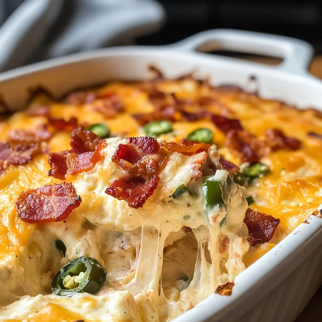 Turkey Bacon Jalapeno Popper Dip