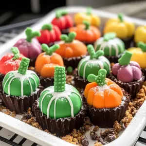 Vegetable Garden Mini Cakes