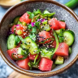 Watermelon Shiso Salad