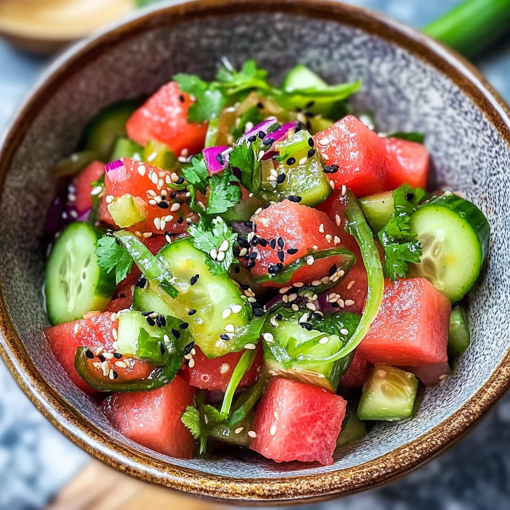 Watermelon Shiso Salad
