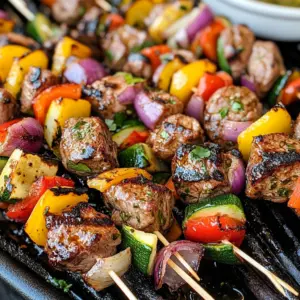 beef Skewers With Greek Marinade