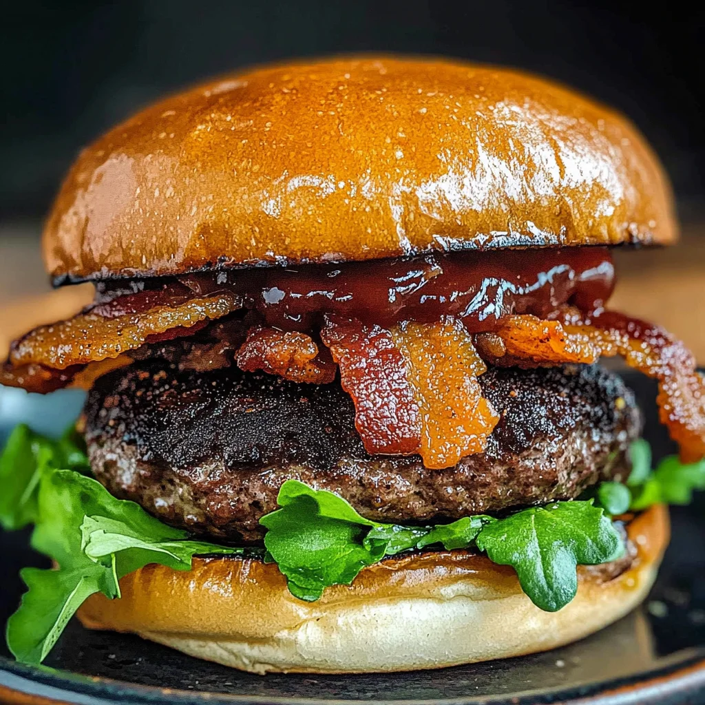 Coffee Rubbed Homemade Burgers