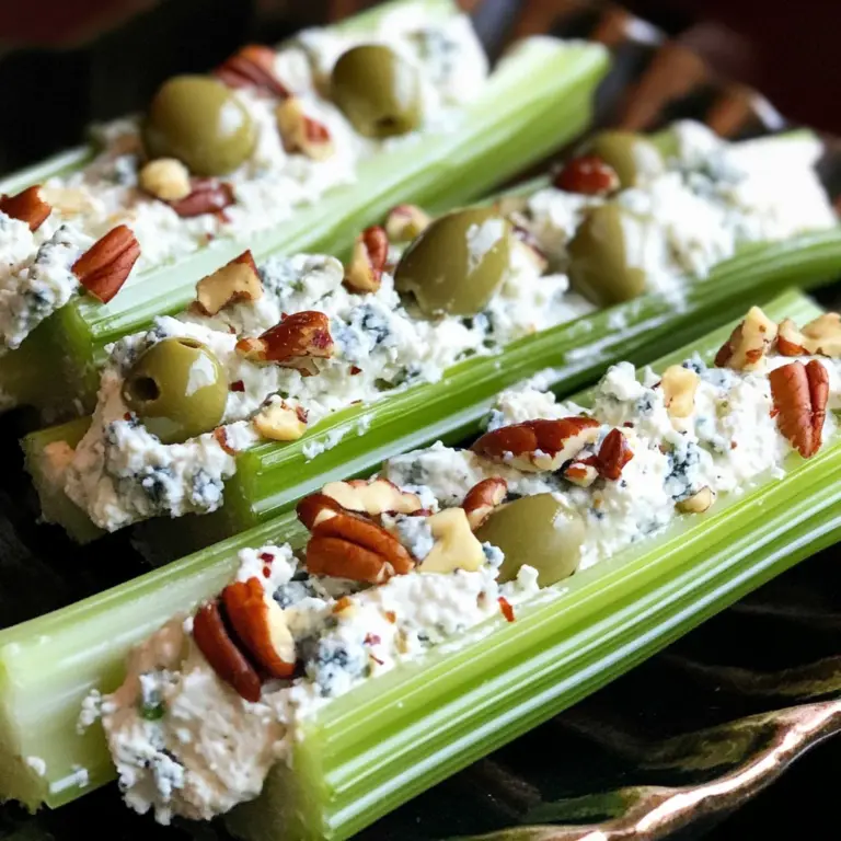 Cream Cheese Stuffed Celery