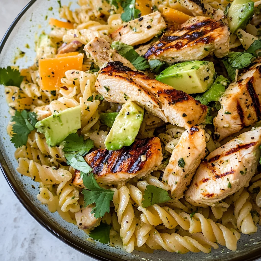 Grilled Chicken Pasta Salad