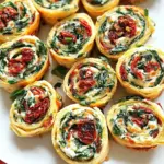 Sun-Dried Tomato and Basil Pinwheels