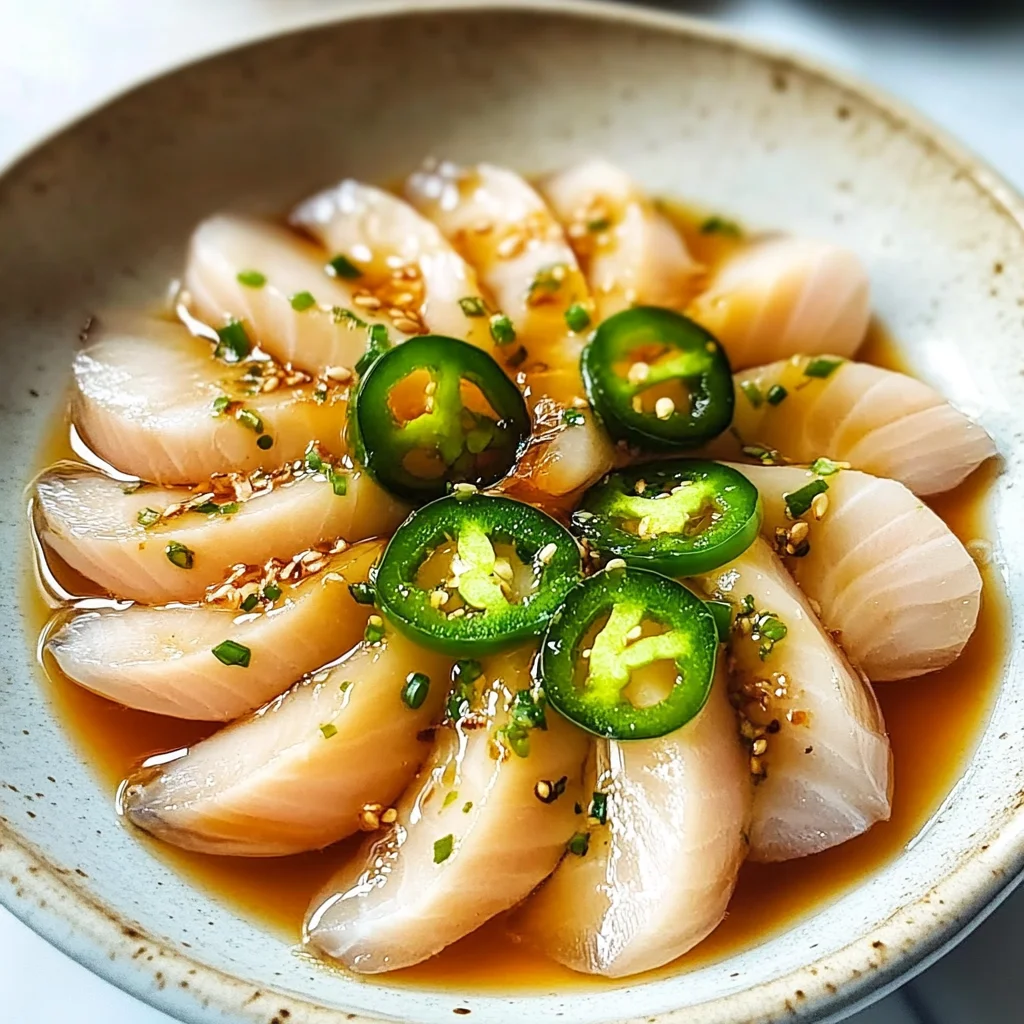 chicken hamachi Crudo